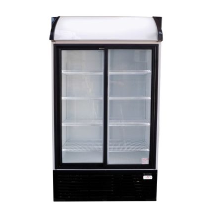 Βιτρίνα συντήρησης διπλή με συρόμενες πόρτες