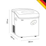 Φορητή παγομηχανή 15Kg/24h - Image 3