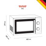 Φούρνος μικροκυμάτων 23 lt με grill - Image 3