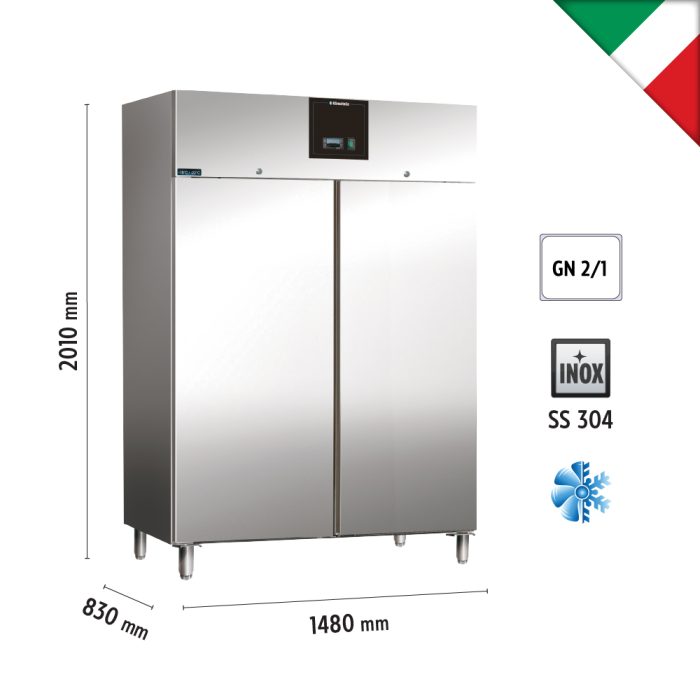 Τυφλή κατάψυξη 1476 lt για GN 2/1, inox 304 - Image 3