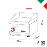 Πλατώ ηλεκτρικό μονό λείο superchrom - Image 3
