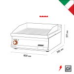 Πλατώ ηλεκτρικό μεσαίο ραβδωτό Superchrom - Image 3