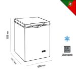 Καταψύκτης Silver 600x530x835mm - Image 3