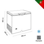 Καταψύκτης Silver 990x660x850mm - Image 3