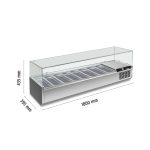 Βιτρίνα Set up μήκους 1800 mm για GN - Image 3