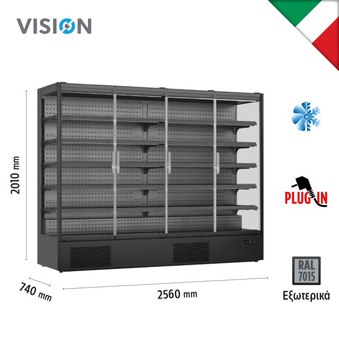 Self service συντήρησης με ανοιγόμενες πόρτες 2585lt - Image 3