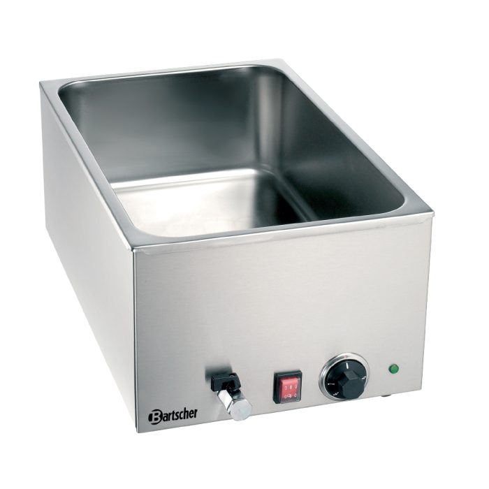 Bain Marie μονό για GN 1/1 με βρυσάκι απορρόης - Image 4