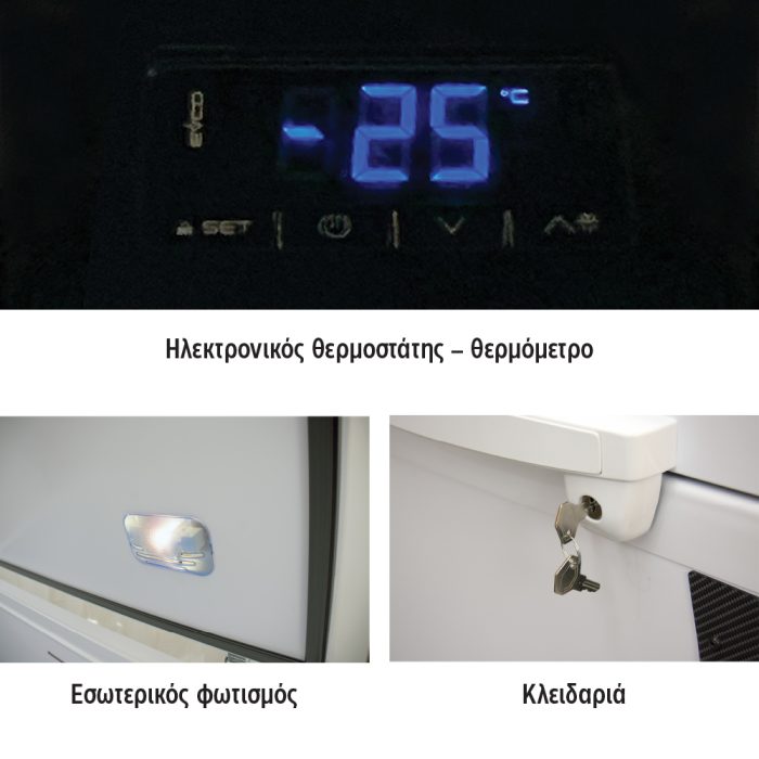 Καταψύκτης μπαούλο με 2 καπάκια 2055x875x983mm - Image 4