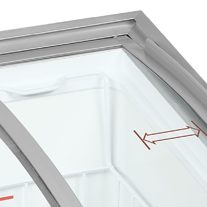 Καταψύκτης με ίσια συρόμενα κρύσταλλα 1010x630x892mm - Image 4