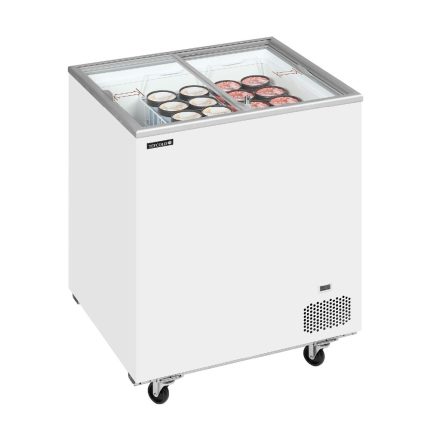 Καταψύκτης με ίσια συρόμενα κρύσταλλα 720x630x892mm