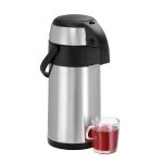 Κανάτα θερμός Inox με αντλία & διπλά τοιχώματα 3 lt