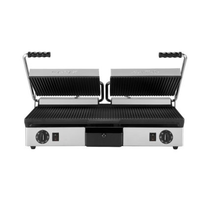 Τοστιέρα διπλή ραβδωτή πάνω & κάτω