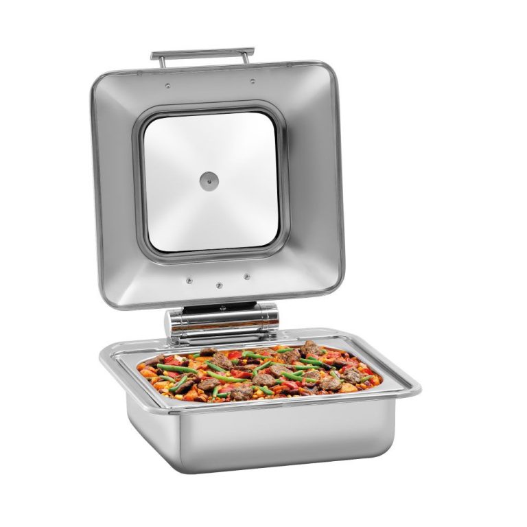 Chafing Dish για GN2/3 με soft close & παράθυρο ελέγχου