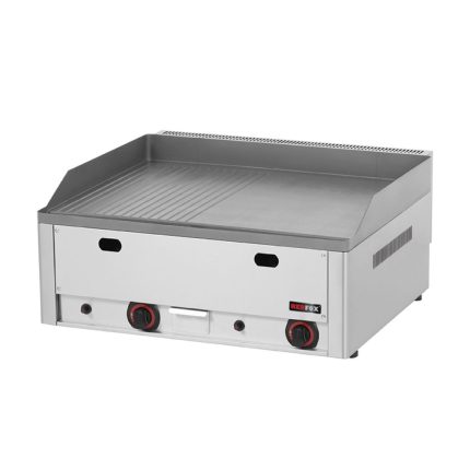 Πλατώ αερίου διπλό 1/2 λείο 1/2 ραβδωτό