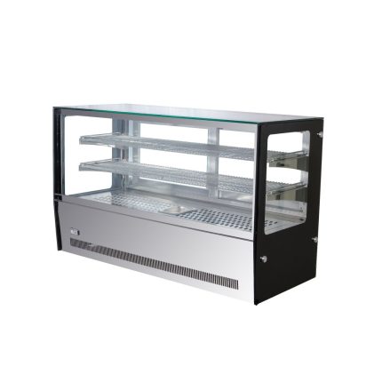 Βιτρίνα θερμαινόμενη επιτραπέζια πανοραμική 195lt