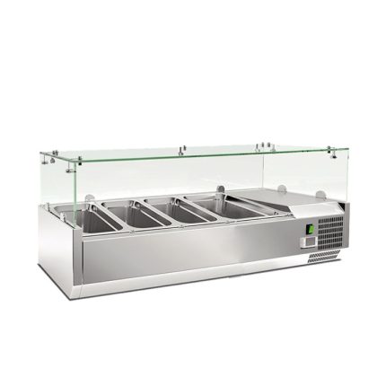 Βιτρίνα Set up μήκους 1200 mm για GN