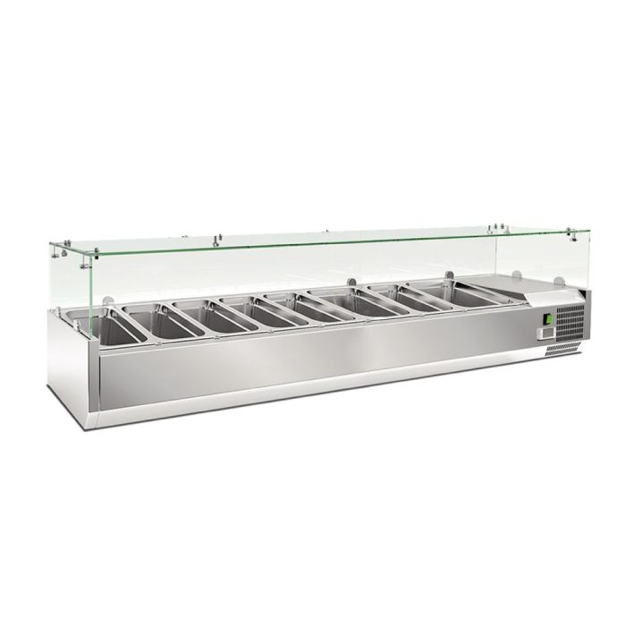 Βιτρίνα Set up μήκους 1800 mm για GN