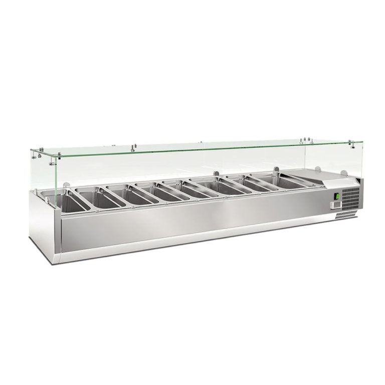 Βιτρίνα Set up μήκους 1800 mm για GN