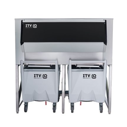 Αποθήκη για παγομηχανή με 2 καρότσια 413+224 Kg