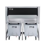 Αποθήκη για παγομηχανή με 2 καρότσια 413+224 Kg - Image 2
