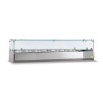 Βιτρίνα Set up μήκους 1500mm για GN 1/4