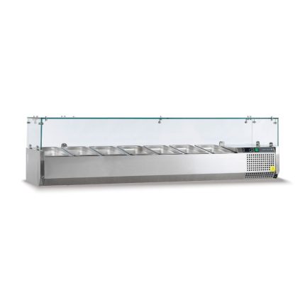 Βιτρίνα Set up μήκους 1500mm για GN 1/4