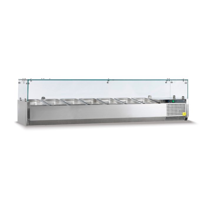 Βιτρίνα Set up μήκους 1500mm για GN 1/4 - Image 2