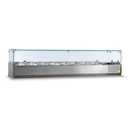 Βιτρίνα Set up μήκους 1800mm για GN 1/4