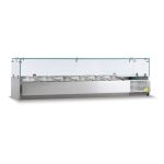 Βιτρίνα Set up μήκους 1500mm για GN 1/3