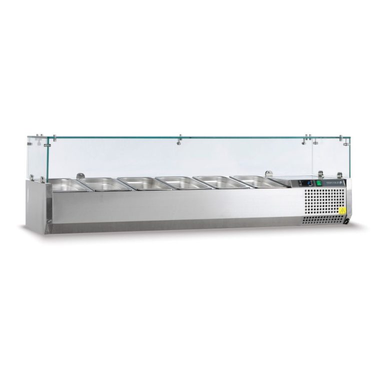 Βιτρίνα Set up μήκους 1500mm για GN 1/3