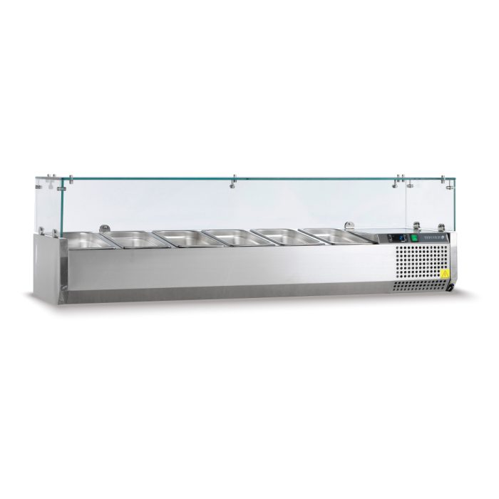 Βιτρίνα Set up μήκους 1500mm για GN 1/3 - Image 2
