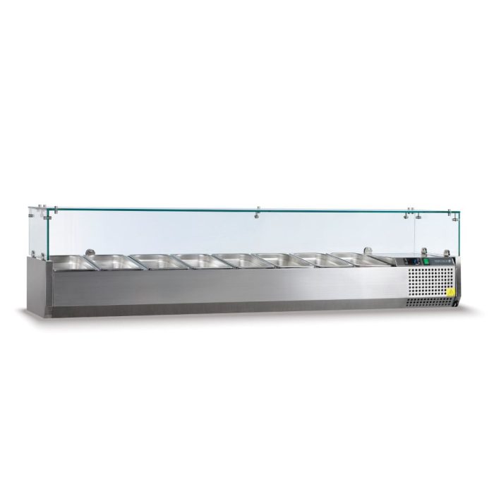 Βιτρίνα Set up μήκους 1800mm για GN 1/3