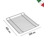 Σχάρα χρωμίου 435x320mm - Image 3