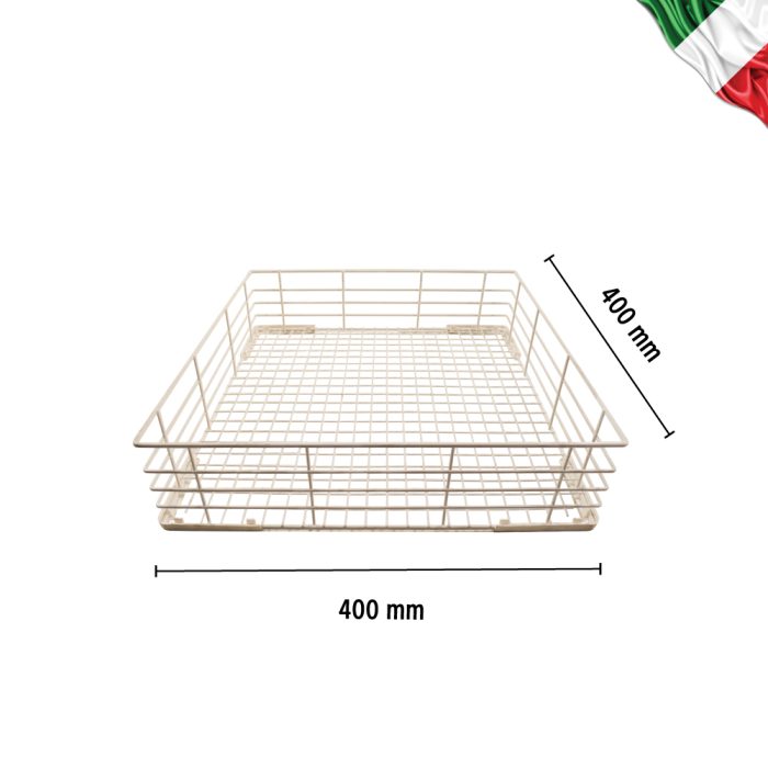 Καλάθι ποτηριών συρμάτινο με ενισχύσεις 40x40cm - Image 3