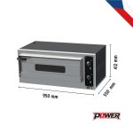 Φούρνος πίτσας 2 Χ Ø33cm , έως 450˚C - Image 4