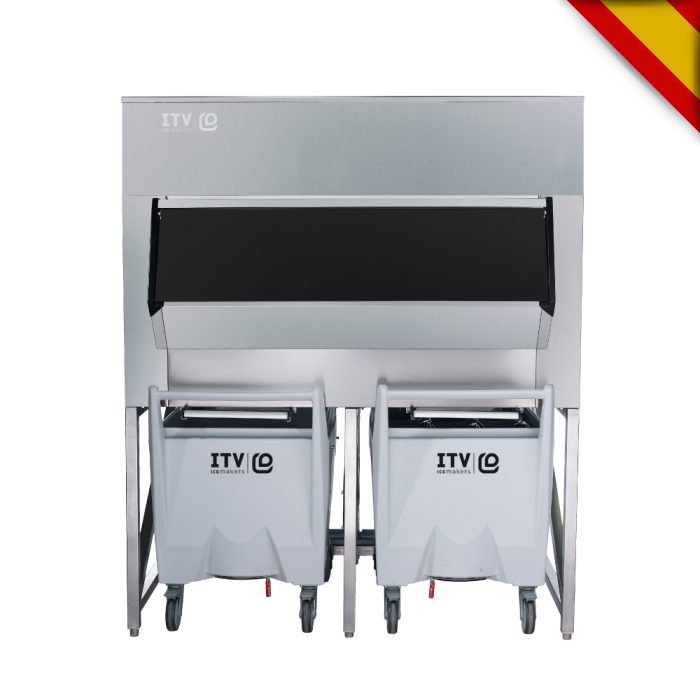 Αποθήκη για παγομηχανή με 2 καρότσια 617+224Kg - Image 4