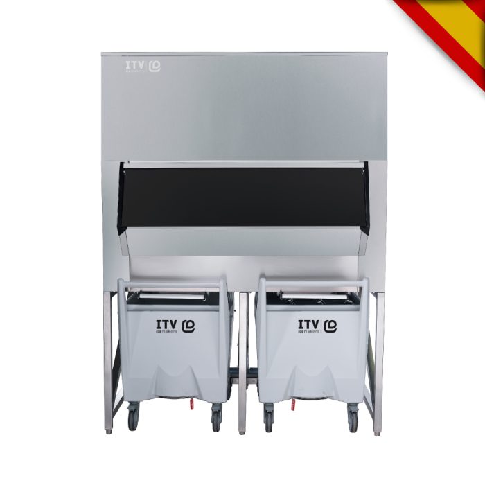 Αποθήκη για παγομηχανή με 2 καρότσια 812+224Kg - Image 4