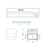 Βιτρίνα Set up μήκους 1500 mm για GN - Image 4