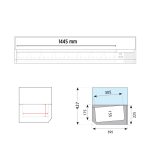 Βιτρίνα Set up μήκους 1800 mm για GN - Image 4