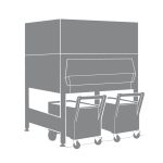 Αποθήκη για παγομηχανή με 2 καρότσια 812+224Kg - Image 3