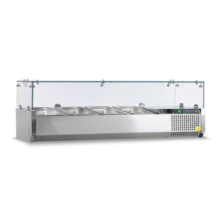Βιτρίνα Set up μήκους 1200mm για GN 1/4