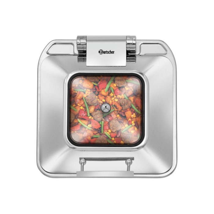 Chafing Dish για GN2/3 με soft close & παράθυρο ελέγχου - Image 3