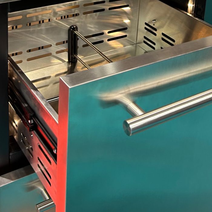 Ψυγείο undercounter με 2 Inox ψυχόμενα συρτάρια - Image 4